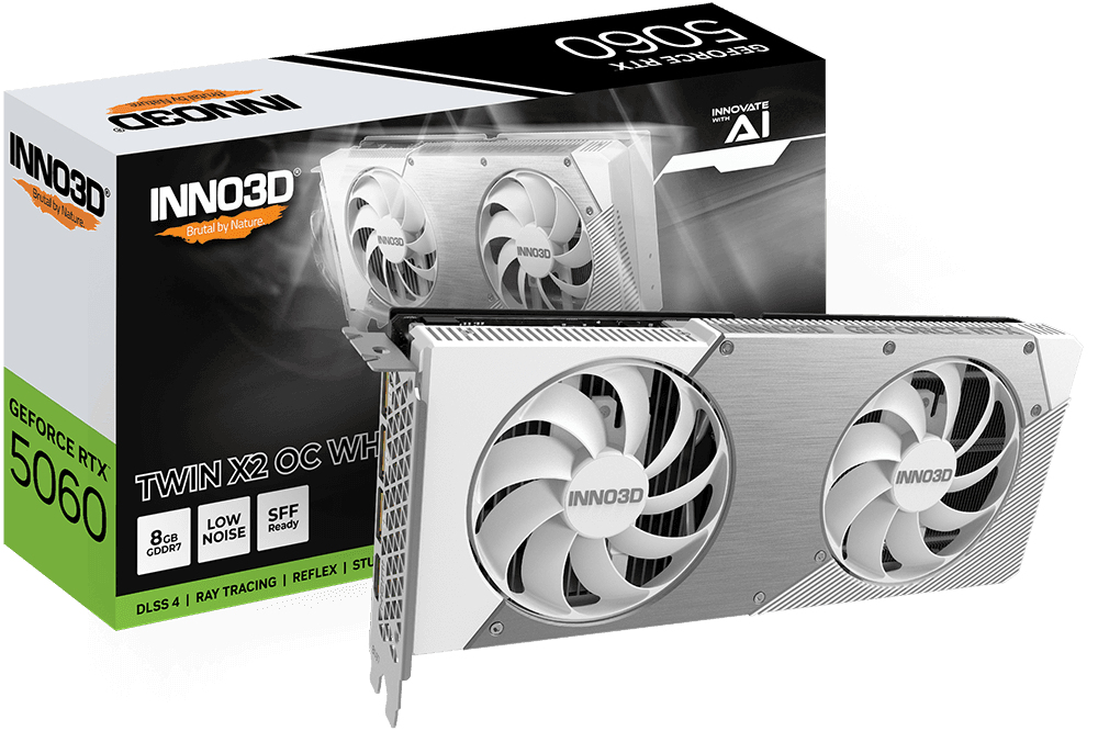 RTX 5060 INNO3D RTX 5060 Twin X2 OC White