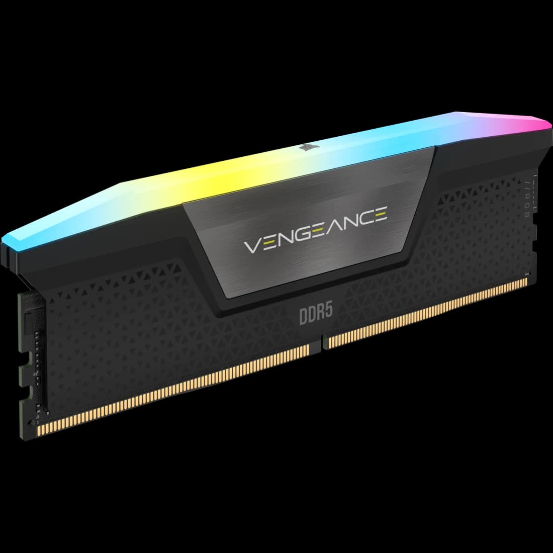 Corsair Vengeance RGB 16GB DDR5 Corsair Vengeance RGB 16GB (1x16GB) DDR5 5200MHz CL40 Preto - CMH16GX5M1B5200C40