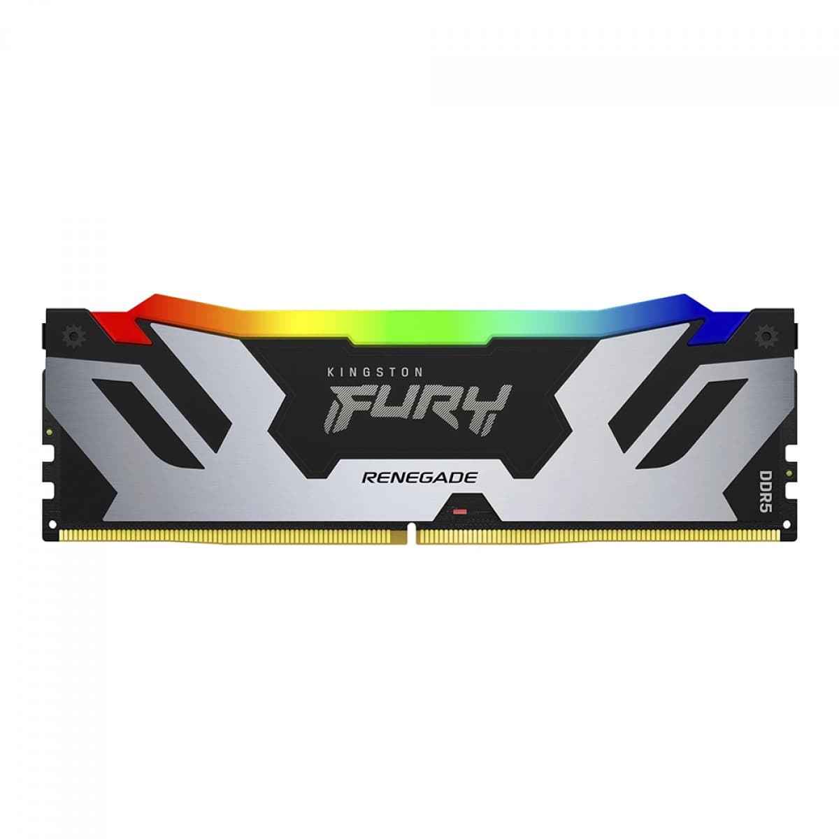 Kingston Fury Renegade RGB 16GB DDR5 Kingston Fury Renegade RGB 16GB (1x16GB) DDR5 8000MHz CL38 Preto,Prata - KF580C38RSA-16