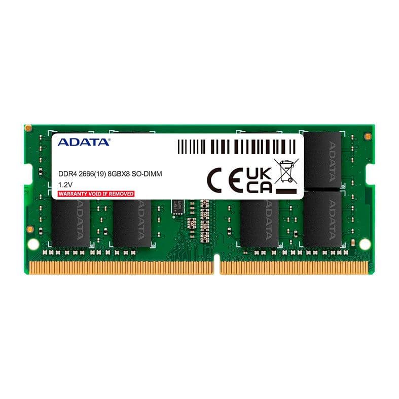 ADATA Premier 8GB DDR4 SO-DIMM ADATA Premier 8GB (1x8GB) DDR4 SO-DIMM 2666MHz CL19 Verde - AD4S26668G19-SGN
