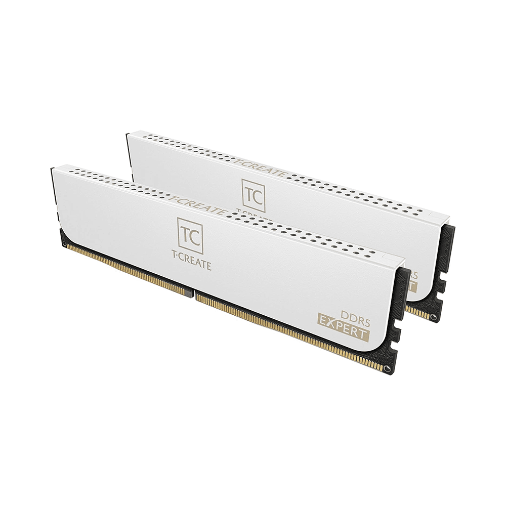 Team Group T-Create Expert 64GB DDR5 Team Group T-Create Expert 64GB (2x32GB) DDR5 6000MHz CL38 Branco - CTCWD564G6000HC38JDC01