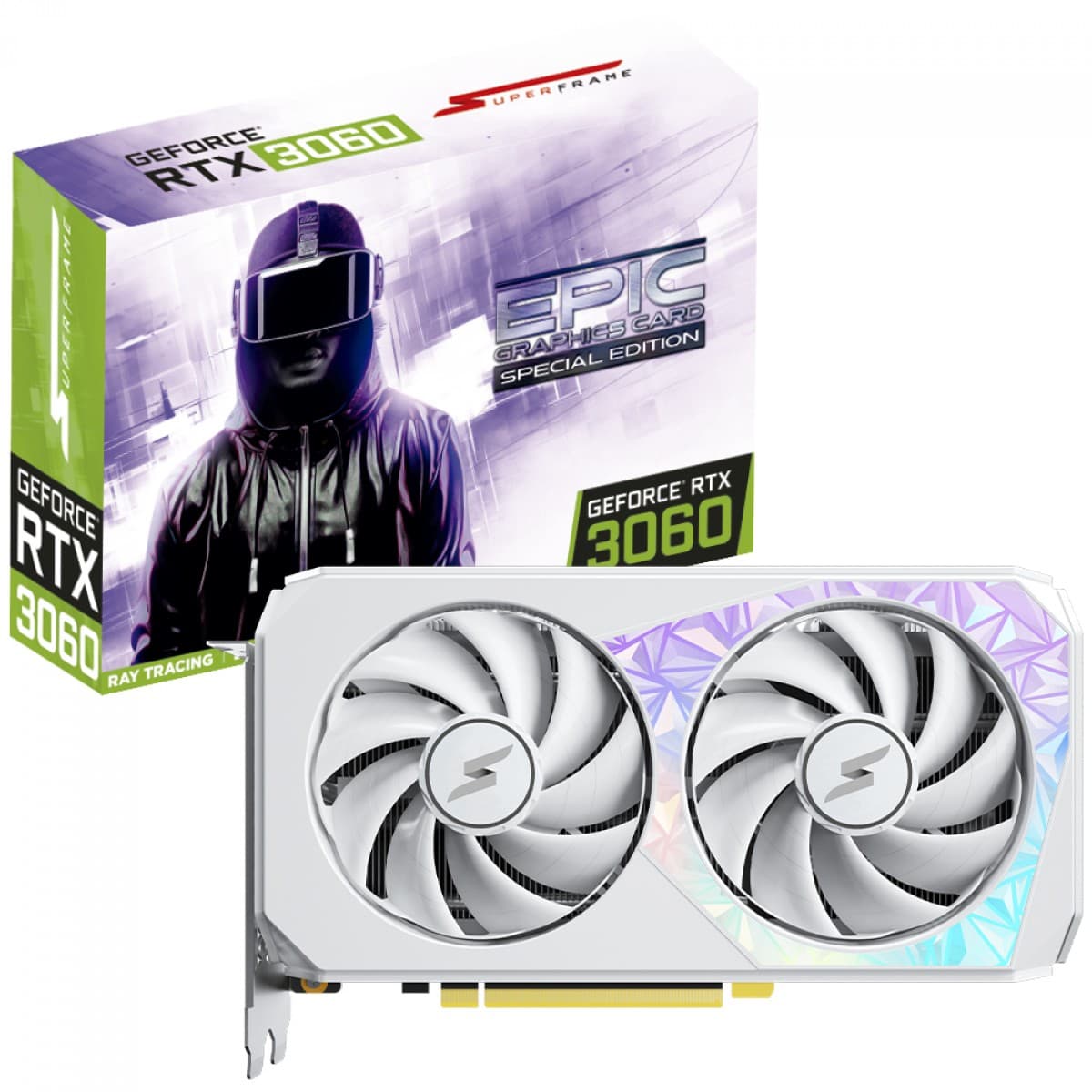 SuperFrame RTX 3060 12GB Epic White