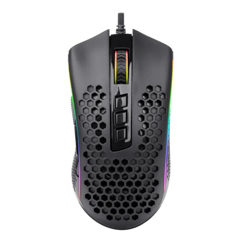 Redragon Storm, Sensor PixArt PMW3327, 12400 DPI, Preto - M808RGB