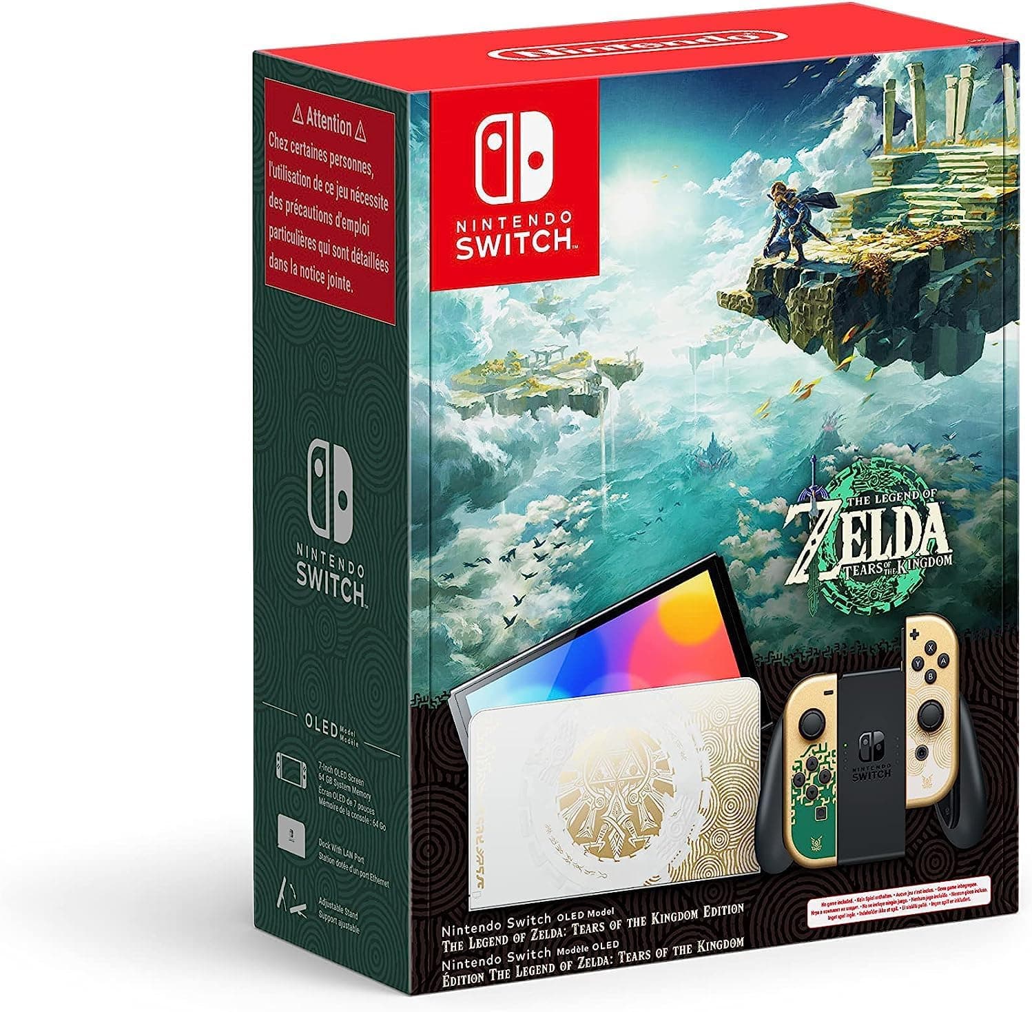 Nintendo Switch OLED (Edição Zelda: Tears of the Kingdom)