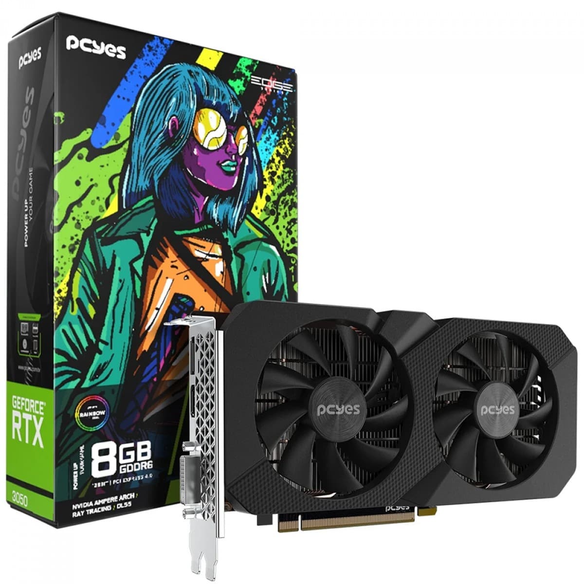 PcYes RTX 3050 8GB Projeto Edge