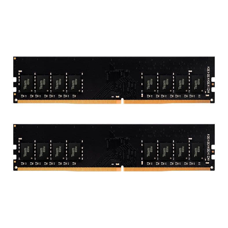 Team Group Elite 16GB DDR4 Team Group Elite 16GB (2x8GB) DDR4 3200MHz CL22 Preto - TED416G3200C22DC01